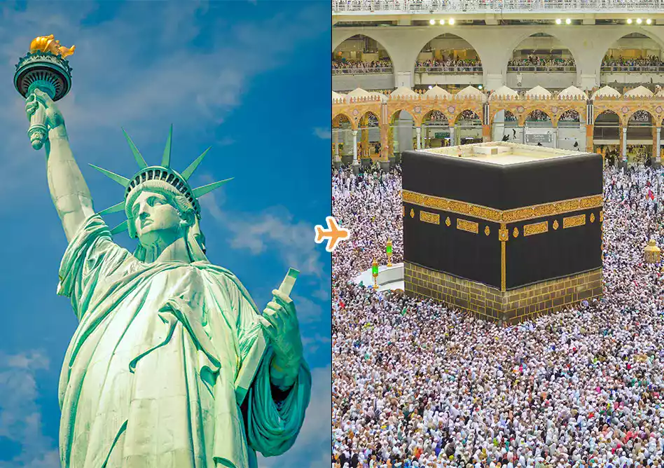 New York to Makkah for Umrah