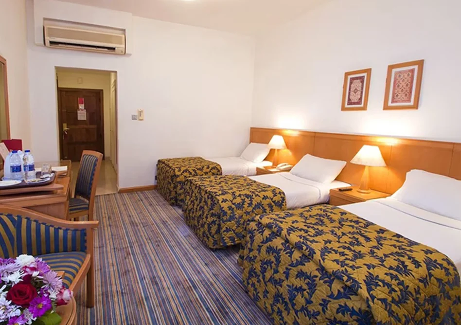 3 Double Beds in Elaf Ajyad Hotel