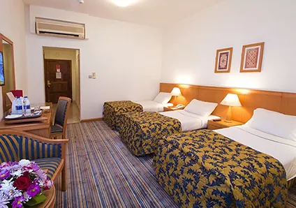 3 Double Beds in Elaf Ajyad Hotel