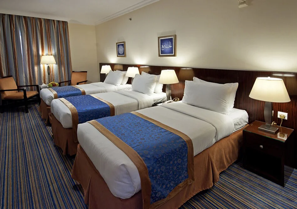 3 double Beds in Hotel Al Eiman Al Nour