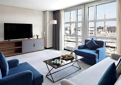 Sofa Sitting Area in Anwar Al Madinah Mövenpick Hotel 