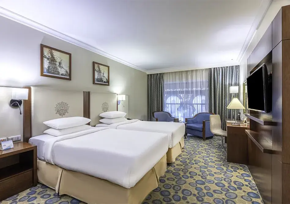 2 Single beds room