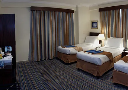 3 Single Beds in Hotel Al Eiman Al Nour