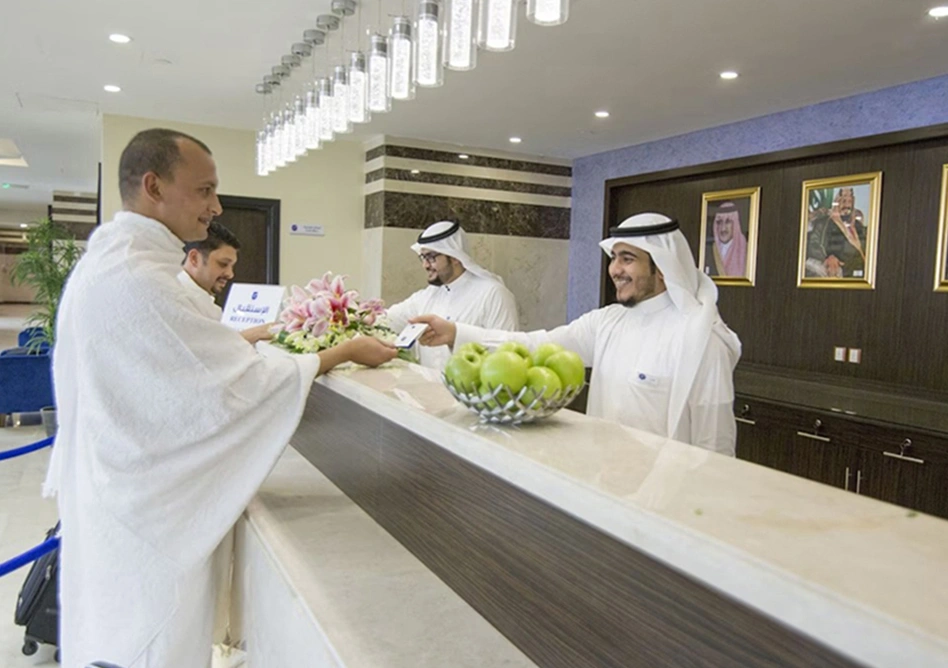 Reception Area in Grand Makkah Hotel