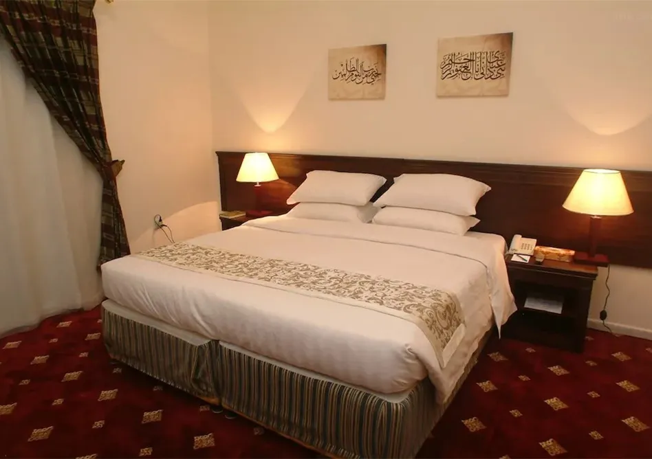 Room with double beds